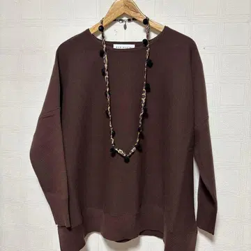 미사용 이탈리아제 애니멀 무늬 모자 꽁지 목걸이