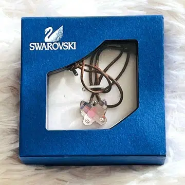 새상품 미사용 SWAROVSKI 스와로브스키 크리스탈 나비 목걸이
