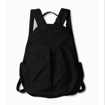 [ emmi atelier ] eco 발수 미니 개더 바디 백팩 블랙