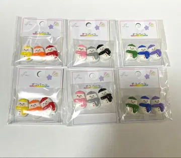 눈사람 데코 부품 스노우맨 3종류 2세트 캔두