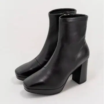 스트레치 청키힐 숏부츠