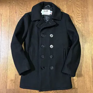 USA제 'Schott(샷) 740 p코트/피코트 34 블랙 90s