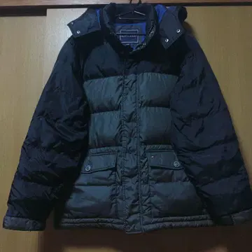 TOMMY HILFIGER 다운 자켓 XL 블랙/파랑