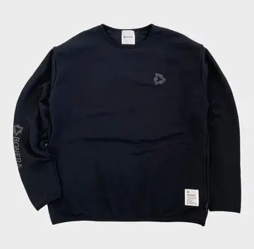 BONERA 블랙 맨투맨 셋업