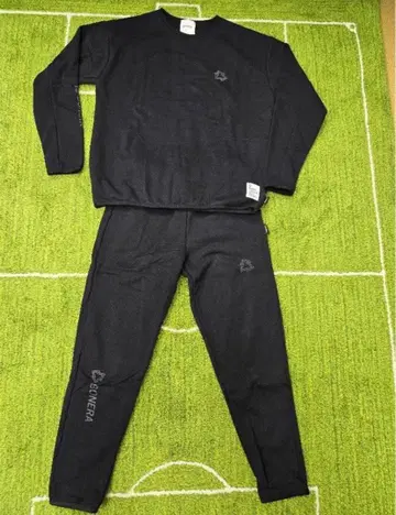 BONERA 블랙 맨투맨 셋업