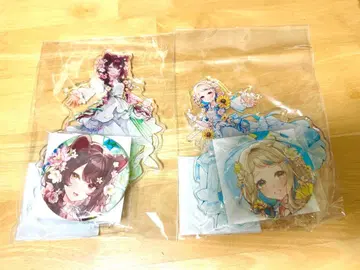 Nornis 이누이 토코 마치다 치마 아크릴 스탠드 & 캔뱃지 세트