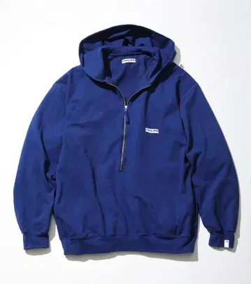 카우라무 헤비 웨이트 저지 하프 지퍼 후디