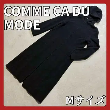 [ 아우터 ] 울 롱 코트 여성용 블랙 꼼사데모드 지퍼 겨울