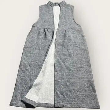 새상품급 veritecoeur 롱 베스트 지레 속기모 그레이