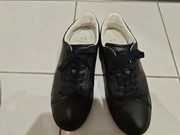 ARMANI EXCHANGE 블랙 스니커즈