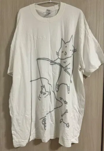 MINT Neko 민트네코 T셔츠 XXXL 화이트