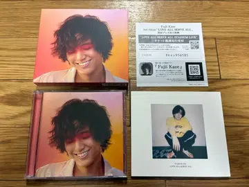 후지이 카제 LOVE ALL SERVE ALL CD 초회 한정판