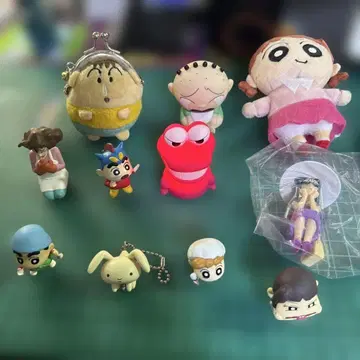 짱구는 못말려 봉제 인형 피규어 세트 11점