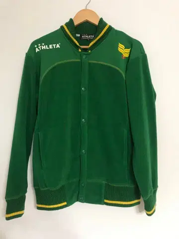 ATHLETA 그린 플리스 자켓