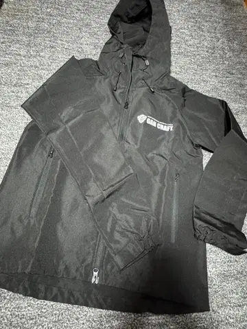 GAN CRAFT 크랙 페이스 쉘 자켓 레인 S