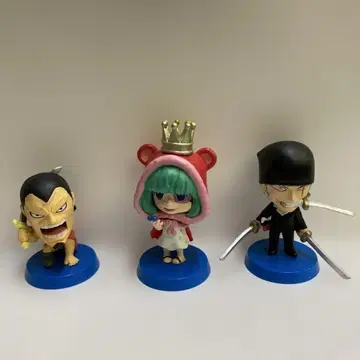 원피스 피규어 3체 세트 애니캐러 히어로즈