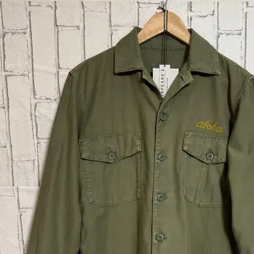 미사용 새상품 CHESAPEAKE'S 밀리터리 셔츠 자켓 블루종