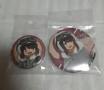 유루캠 보크스 토모캠 캔뱃지 2개 세트 아야노