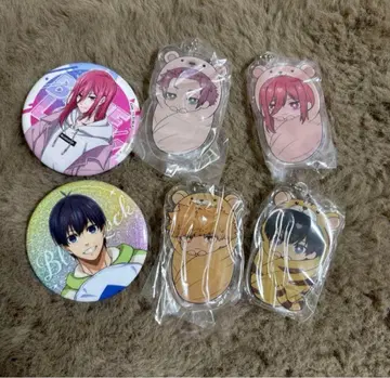 블루 록 아크릴 참과 캔뱃지 세트