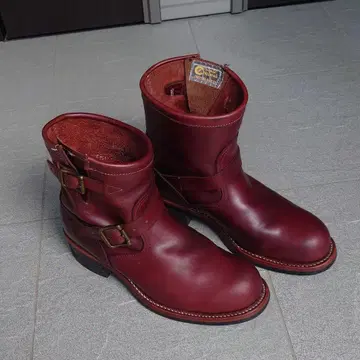 치페와 엔지니어 부츠 코도반 CHIPPEWA