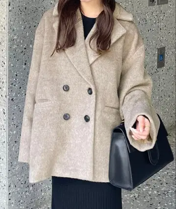 샤기 체스터 미들 코트 [클리닝 완료]