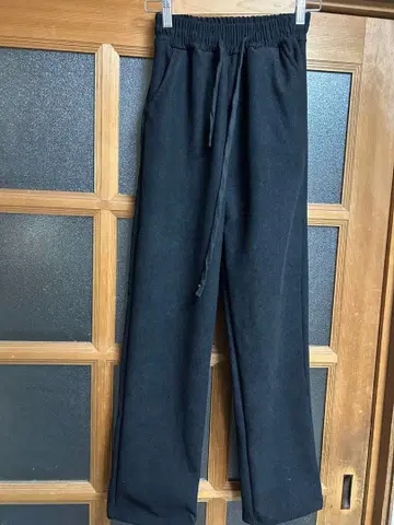 따뜻한 팬츠 (블랙) M 사이즈