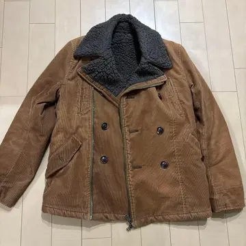 브라운 코듀로이 더블 브레스트 자켓