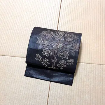 인박 금실 멋진 오비(약 27.3cm) 나고야 오비