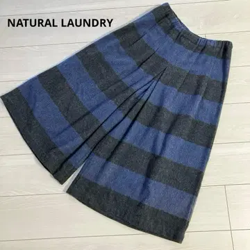 내추럴 랜드리 울 턱 가우초 와이드 팬츠 이지 팬츠