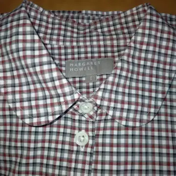 체크 무늬 긴팔 셔츠