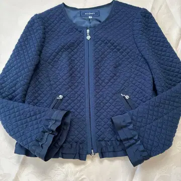 M'S GRACY 노카라 자켓 38 네이비