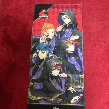 디즈니 캐릭터 타월 블랙 보라색