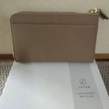 LASIEM 천연 가죽 바이컬러 짧은 작은 장지갑