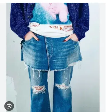 RNA G1075 오버랩 미니 스커트