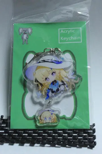 명조 피비 아크릴 키체인 키링