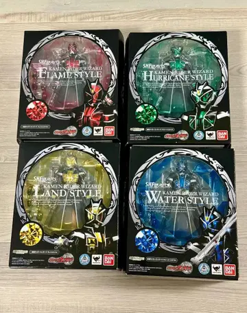 442 미개봉 S.H.Figuarts 가면라이더 위저드 4체 세트