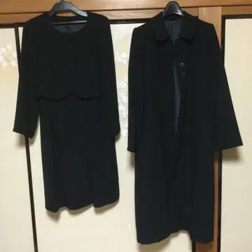 블랙 원피스 수트 (자켓 포함)