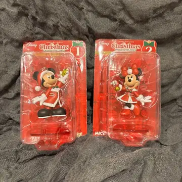 디즈니 미키 미니 크리스마스 오너먼트 피규어