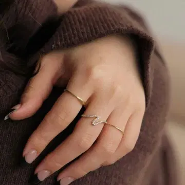 ODUL SLOBE 별주 커브 반지