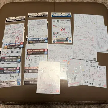 건담 프라모델용 데칼 24매 정품 세트