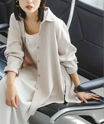 Noble 시즌 컬러 플레인 셔츠 13 베이지 택없는 새상품