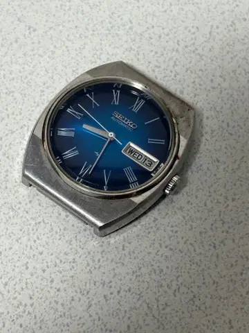세이코 SEIKO 자동 와인딩 남성용 손목시계 블루 2409-0020