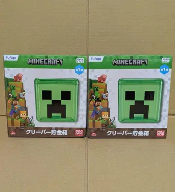 Minecraft 마인크래프트 크리퍼 저금통 2개 세트