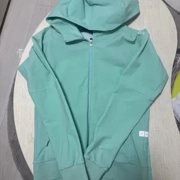 TaylorMade 풀 지퍼 후디 S 민트 그린