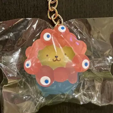 폼폼푸딩 x 미야쿠미야쿠 키링 클리어 컬러