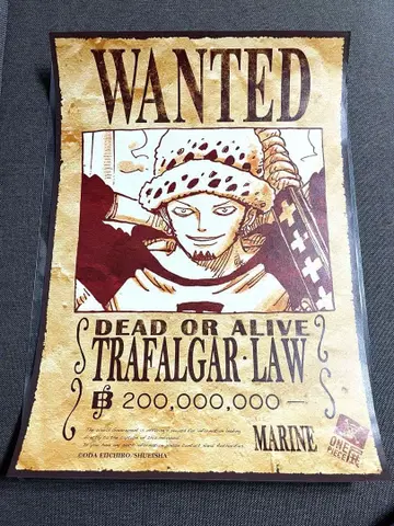 [ 익명 배송 ] 원피스전 트라팔가 로 수배서 포스터