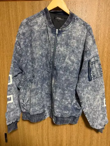 데님 자켓 AIR 프린트