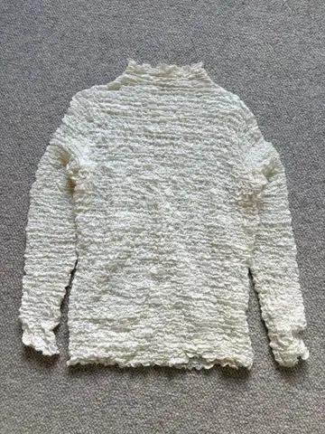 블라우스 티셔츠 아이보리 롱 T