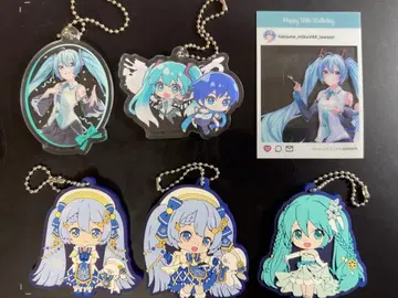 유키 미쿠 하츠네 미쿠 키링 카드