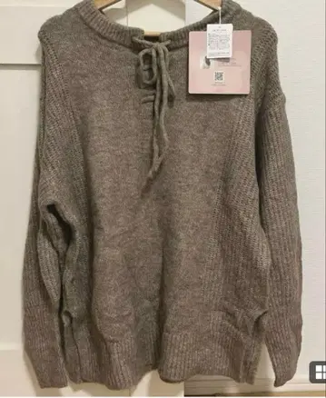 xririka 2way 리본 오버 브라운 L